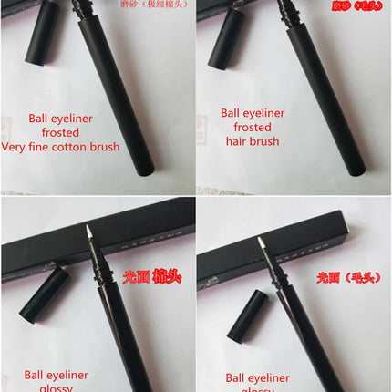 10/30/50pcs 1ml DIY Straight Fill Empty Eyeliner Tube With Steel Ball Liquid Eyeliner Pen Empty Pen Cosmetic Container