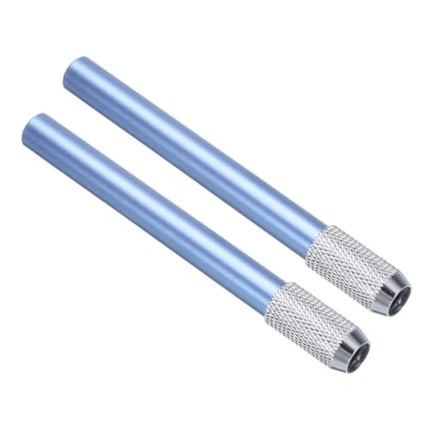 Pencil Extenders, 2Pcs Art Adjustable Metal Pencil Holder Lengthener Pen Sleeve for Short Pencil Crayon Colo Pencils Writing De