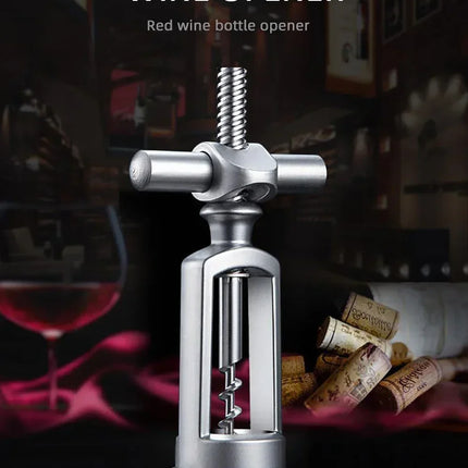 Multi Functional Red Wine Bottle Opener Manual Creative Tool Zinc Alloy Bottle Opener Household Simple Wine Stopper