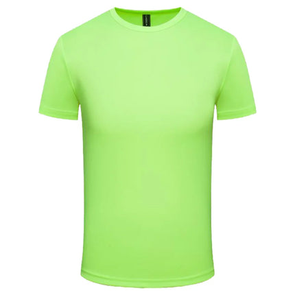 Summer Quick-drying T-shirt Custom Logo Breathable Sports Top Embroidery Personalized Logo Team Activity T-shirt Print Pattern