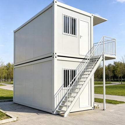 Customized Shipping Container House 40FT Luxury Expandable Modular Home With Complete Bathroom & Kitchen