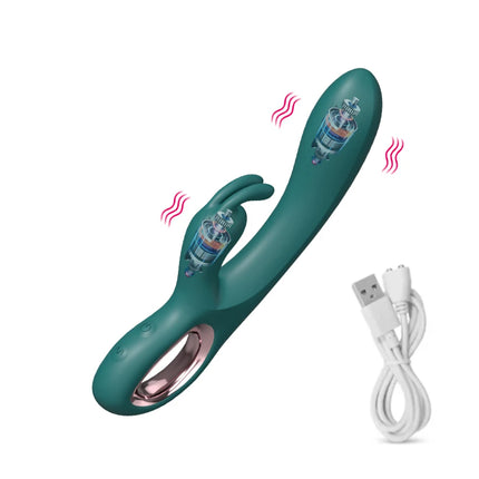 Rabbit Vibrator for Women G Spot Clitoris Stimulator 10 Speeds Female Vagina Masturbator Dual Motors Dildo Sex Toys for Adult
