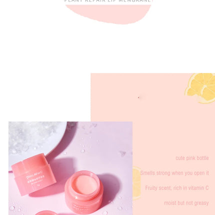 3g South Korea Lip Sleep Mask Night Sleep Maintenance Moisturizing Lips Gloss Bleach Cream Nourishing Lips Care Cherry Lip Balm