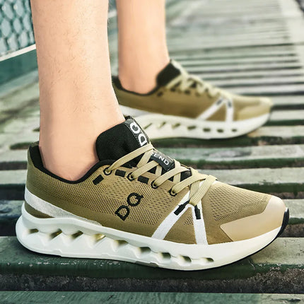 Men's Running Shoes Breathable Lightweight Comfortable Soft Bottom Casual Sports Sneakers Fashionable Shock Absorption