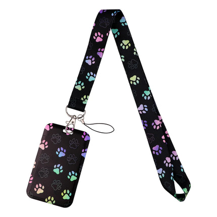 Cute Cartoon Cat Duck Neck Strap Lanyards For Keychain ID Credit Card Pass Animal Hang Rope Cell Phone Charm Accessories