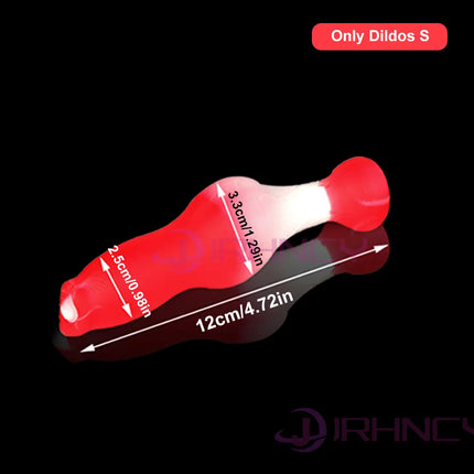 Dog Dildo With 35/65/95cm Fox Tail Silicone Butt Plug Cosplay Adult Sex Games Long Anal Plug Tail Animal Dildos for Women Penis