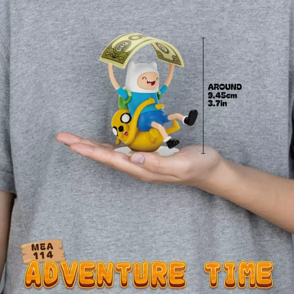 Beast Kingdom MEA Adventure Time Finn Jake Ice King BMO Anime Action Figure Collectible Mini Figurine Desktop Decor Gifts