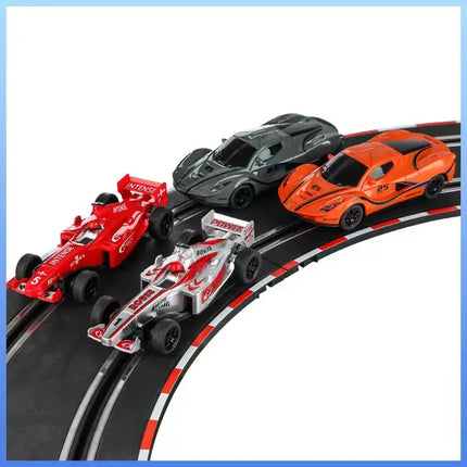 Slot 1:43 Electric Race Track Car Accessories Toys Double Remote Control Car Autorama Circuit Railway Vehicle Kids Gifts