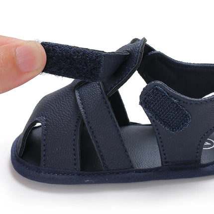 0-18M Baby Walking Sandals - Breathable Anti-Slip Soft Sole Shoes for Newborn Boys & Girls, Summer Infant First Walkers
