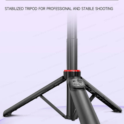 C22 AI Face Tracking Handheld Gimbal Stabiliser 360° Rotation Shoot Selfie Stick Tripod for Mobile Phone, 1/4'' Screw for Camera