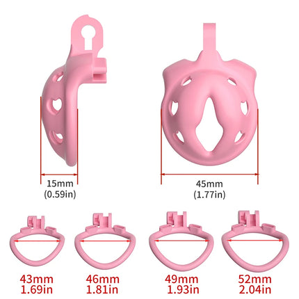 Male New Chastity with 4 Rings Cage Cock Cage Adult Sex Toy for Men Penis Urethral Lock Sissy Bondage Gay Fetish Erotic Product