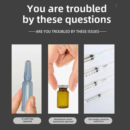 1Pc Nurse Ampoule Bottle Opener Creative Handle Cutting Device Medical Grinding Wheel Bottle Breaker Medical Tool