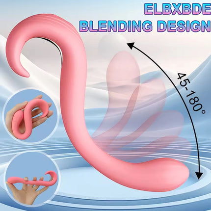 Vibrator Wand Sex Toys Adult Toys Finger Vibrators with 10 Powerful Vibrating Modes for Clitoral and Nipple Stimulation Rose Toy