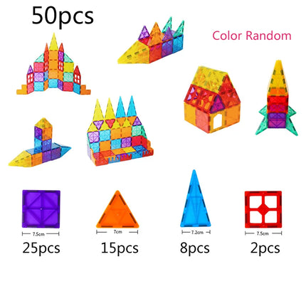 Magnetic 3D Building Blocks Set, Construction Toy For Kids Boys And Girls , Halloween/Thanksgiving Day/Christmas gift