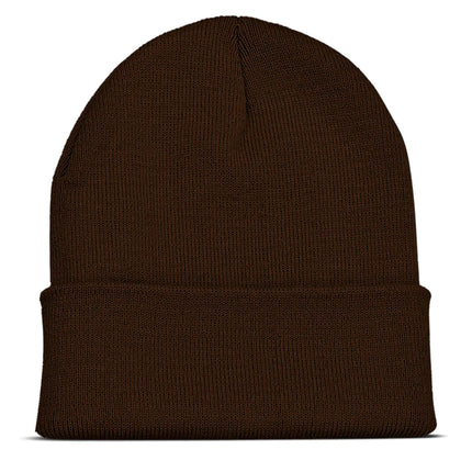 Personalized Custom Beanies Hats with Embroidery Text Logo for Men Women Warm Winter Knitted Cuff Beanie Cap Dropshipping