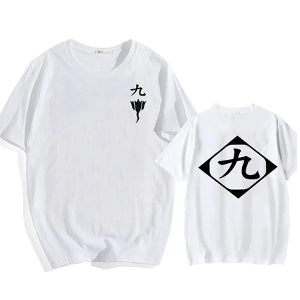 Hot Sale Anime Cotton T-Shirt Bleach Cosplay Shirt Zaraki Kenpachi Men Women O-Neck Short Sleeve Tee Fashion Tshirt For Fans