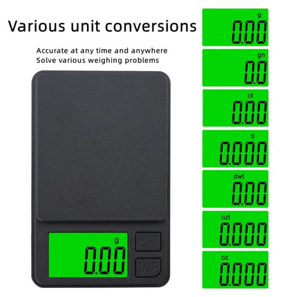 100/1000g 0.01g Mini Digital Scale High Precision Electronic Pocket Scale Jewelry Weight Kitchen Portable Electronic Scale