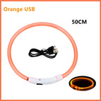 Orange USB 50CM / XXL Neck 43-62 cm / China Mainland