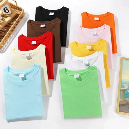 Summer Children Fashion Brand Letter Print Cotton Breathable T-shirt Kids Short Sleeve Sport Tees Tops Boy Girl Clothes