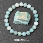 38 Amazonite / 17cm-6.7inch / 6mm beads