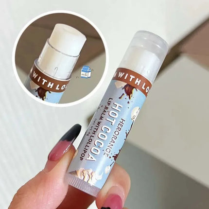 HERORANGE Various Fruit Moisturizing Lipstick Jelly Lighten Line Plump Lip Care Lip Tint Nude Lipstick Primer Colorless Lip Care