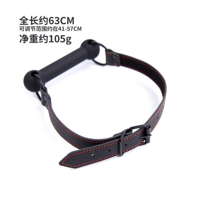 Soft Harness Mouth Silicone Dog Bone Ball Gag Open Mouth Gag Bdsm Bondage Slave Gag Sex Products Sm Sex Toys for Women