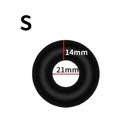 3 Sizes Silicone Cock Ring Penis Enhance Erection Ejaculation Delay Sex Toys for Men Cockring Ball Donuts Ring Sex Shop