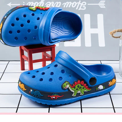 Cute New Animal Baby Boys Slippers Summer Kids Cartoon Sandals Toddler Beach Shoes Girls Cute Slides Children Slippers