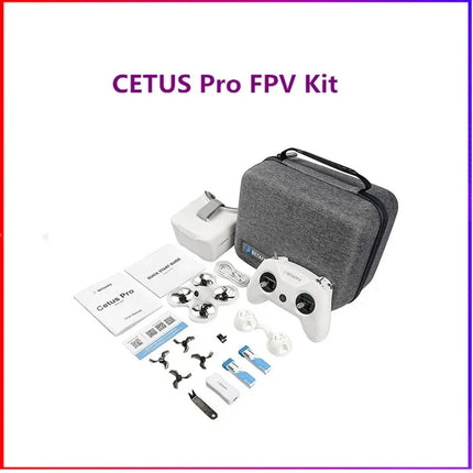BETAFPV Cetus Pro FPV Kit with Brushless Motors VR02 Goggles Literadio2 SE Transmitter BT2.0 450mah 1S Battery