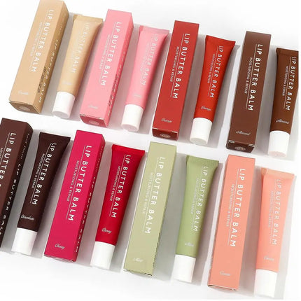 Lip Butter Balm Moisturizing Crystal Lip Balm Oil Jelly Lipgloss Liquid Lipstick Lip Tinted Brown Sugar Cherry Pink Lips Makeup