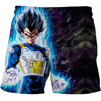 Japanese Cartoon Dragon Ball Z Children's Boys Shorts Beach Pants Summer Cartoon Cute Boys Beach Pants Shorts