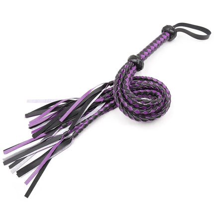 8 Braids Slave Bdsm Whip Sex Toys for Womans Couples Adult Games Bdsm Spanking Flogger Whip Bondage Restraints Leather Whips