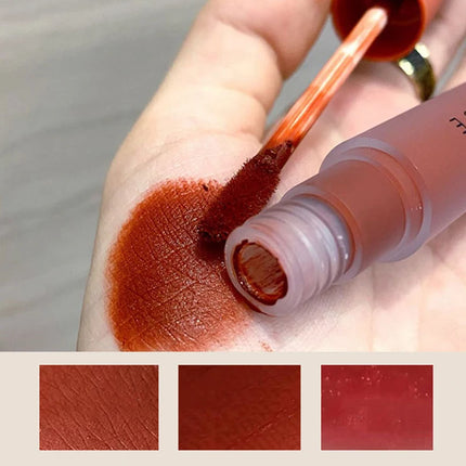 1Pc HERORANGE Velvet Matte Lip Mud Lip Glaze Easy To Apply Waterproof Non Smudging Long Lasting Non Stick Cup Cosmetic