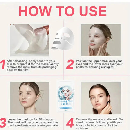 Collagen Face Mask anti Wrinkle Fade face Fine Line Lift Firm Skin Anti-Aging Brighten skin Care Korean Cosmetics