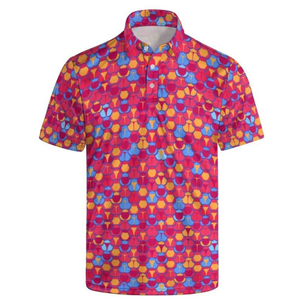 Retro Funny 3d Printed Butt Polo Shirt For Men Summer Personality Oversized Short Sleeve Tee Shirts Tops Casual Male Clothing