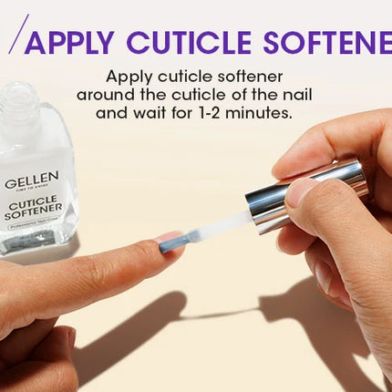 GELLEN Nail Polish Set 18ml 4PCS Kit Base Coat Top Gel Cuticle Softener Oil Salon Quality Manicure Pedicure Valentines Gift