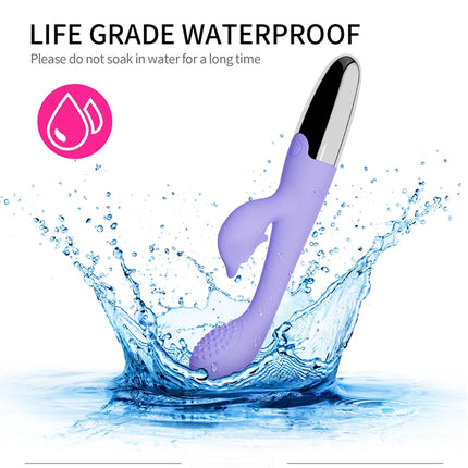 12 Speed G Spot Vibrator USB Rechargeable Powerful Dildo Rabbit Vibrator for Women Clitoris stimulation Massage Adult sex toys