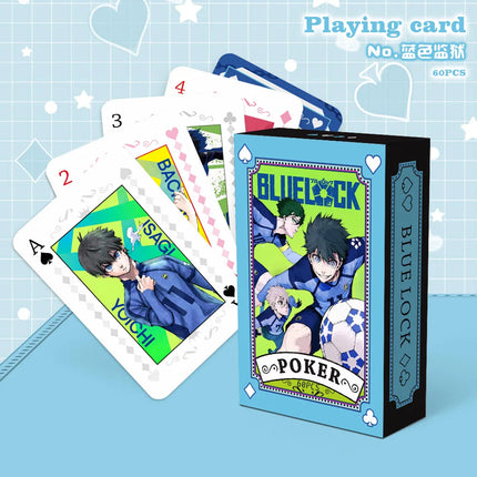 Anime Jujutsu Kaisen Haikyuu Cosplay Board Game Cards Genshin Impact Hardcover Poker Toy Gift