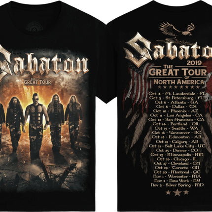 Sabaton Fleet Kriegsmarine Album T-shirt Heavy Metal Rock Band Oversized Y2k T-shirt Women Men Streetwear Harajuku Male Clothing