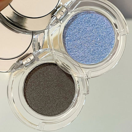 Diamond Grey Blue Highlighter Eyeshadow Palette Shine Pearlescent Face Body Brighten Glitter Natural Gloss Contour Makeup