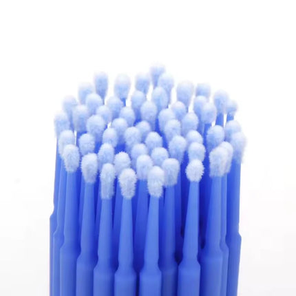 50/100PCS Disposable Eyelash Cleaning Brush Lip Brushes Micro Cotton Swab Eyelash Extension Individual Lash Removing Makeup Tool