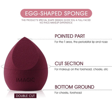 IMAGIC 16-Colors Makeup Sponge Tools Face Beauty Cosmetic Foundation Powder Puff Wet and Dry Use gąbka do makijażu косметика