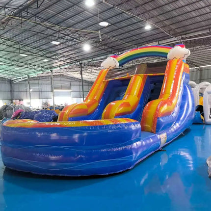 Aeor water slide inflatable 15ft water side commercial grade