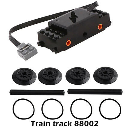 Power Functions Servo Train Motor Battery Box Switch Light IR Remote Control Receiver Technical Parts Set Building Blocks