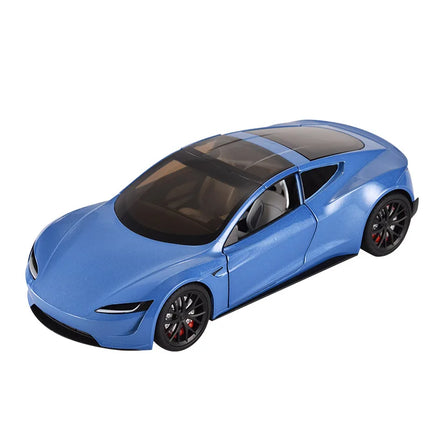 XLG 1:24 Tesla Roadster R Concept - Convertible Alloy Die-Cast Model with Sound, Light & Pull-Back Action, Collector‘s Edition