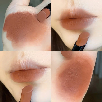 Matte Velvet Thin Tube Lipstick Lasting Waterproof Resistant to Fading Smooth Application, Lip Gloss Lip Balm for Autum&Winter
