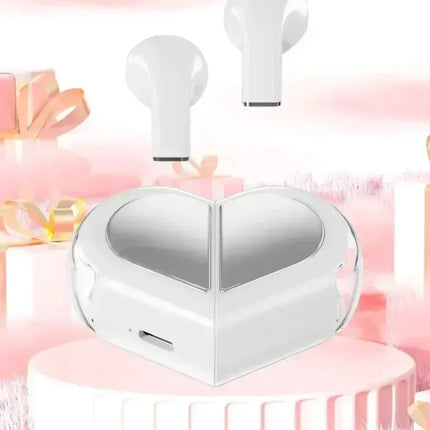 2025 Rotatable Love Heart Shaped Charging Case Low Latency Headphones NEW K520 Wireless Stereo Earbuds EarphoneFor Phone Tablet