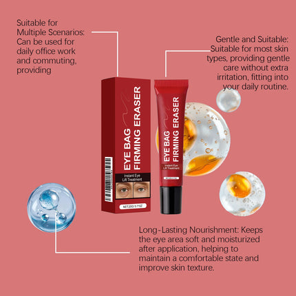 Retinol Eye Cream Firming Eye Bags Lightening Dark Circles Anti Aging Moisturizing Tightening Skin Instant Eye Lifting Treatment