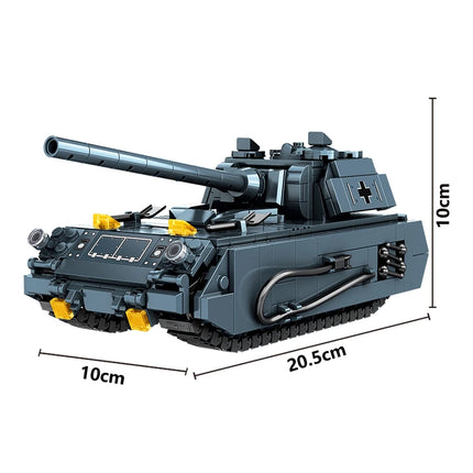 World War 2 WW2 Army Military Soldiers Armor Halftrack Main Station Tank Building Blocks Bricks Model DIY Assembly Toys For Kids