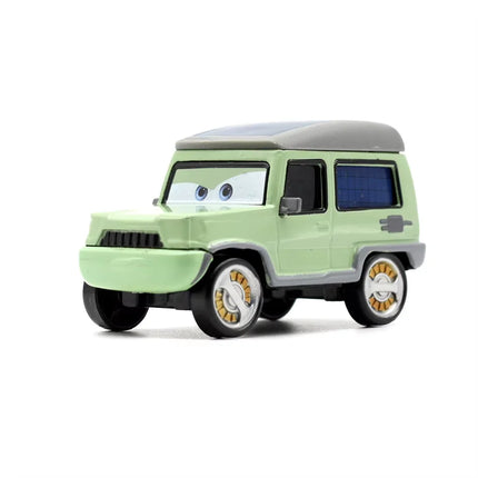 2025 Disney PixarCars 3 Toys Lightning Mcqueen Race Div Fritter Miss Frank Collection 1:55 Diecast Metal AlloyModel CarToy Gifts